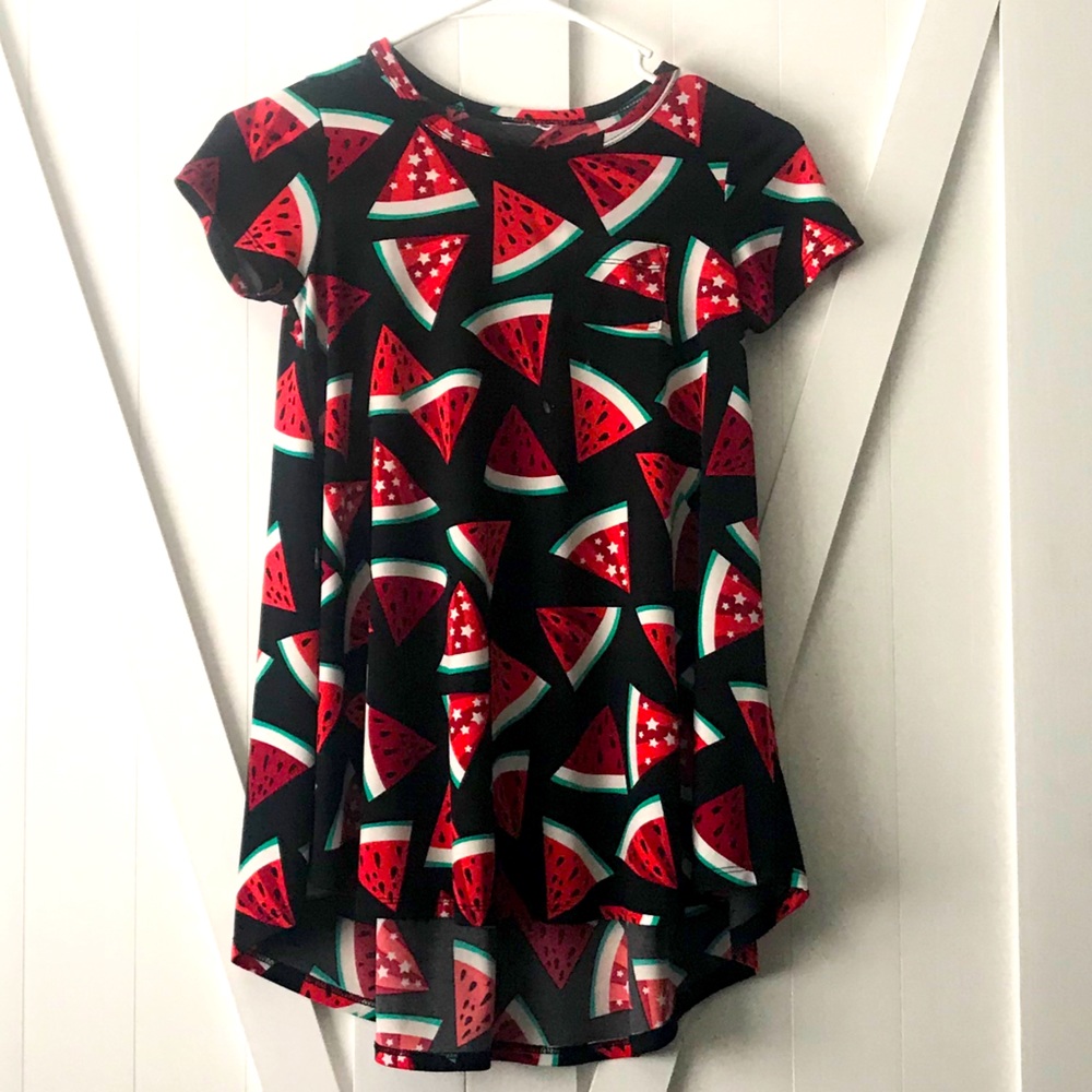 LuLaRoe watermelon Scarlett dress